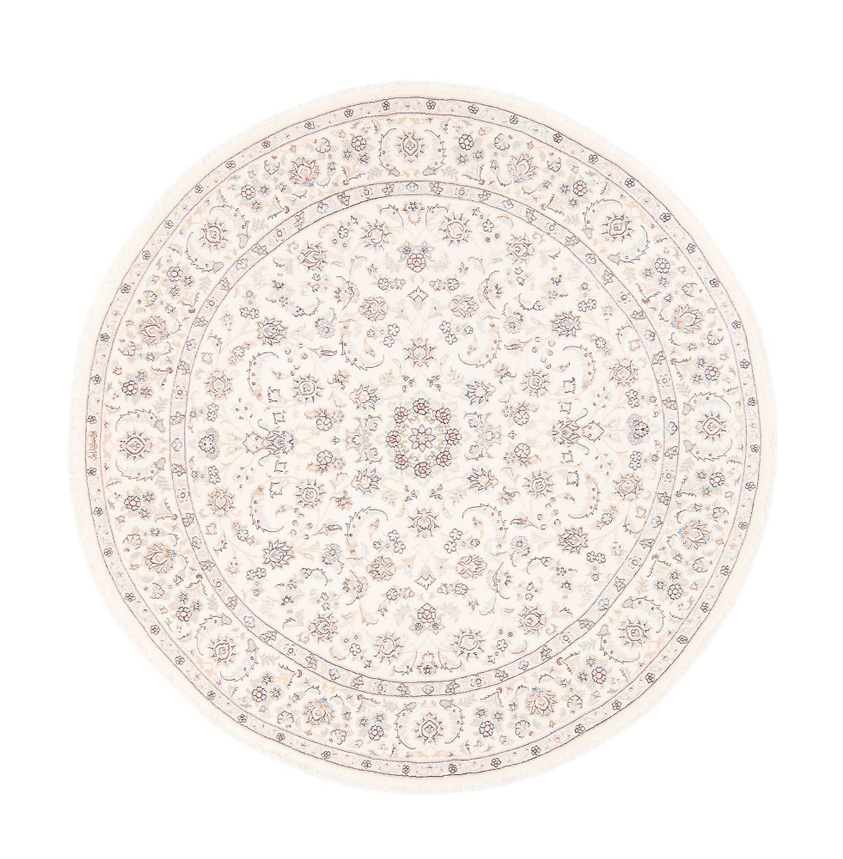 Perserteppich - Nain rund  - 200 x 200 cm - creme