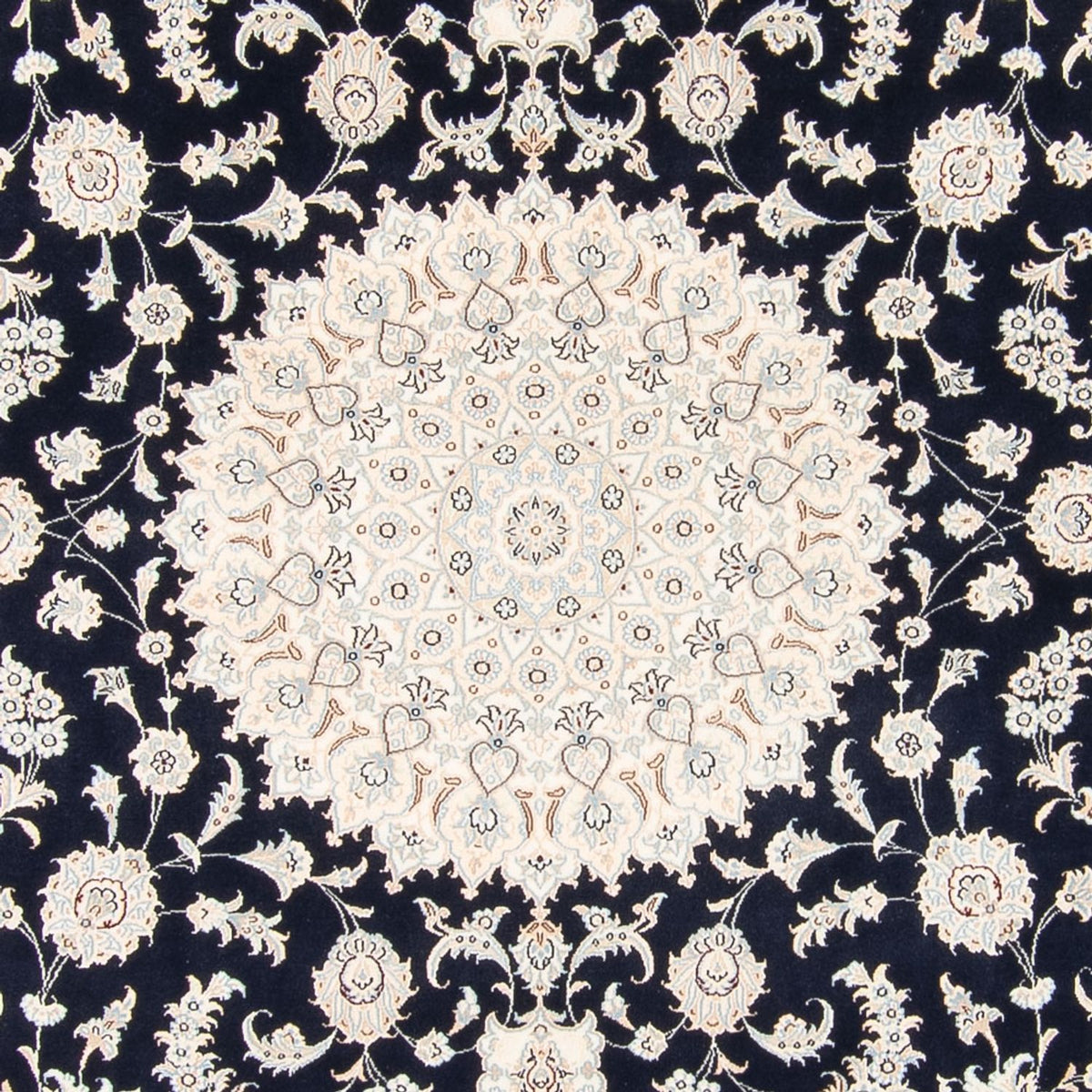 Perserteppich - Nain - 260 x 245 cm - dunkelblau