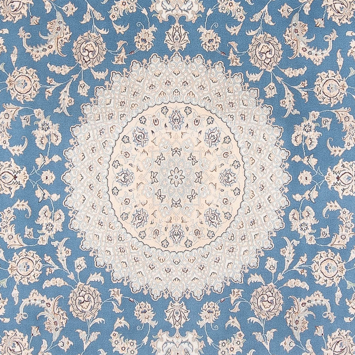 Perserteppich - Nain - Premium - 303 x 247 cm - hellblau