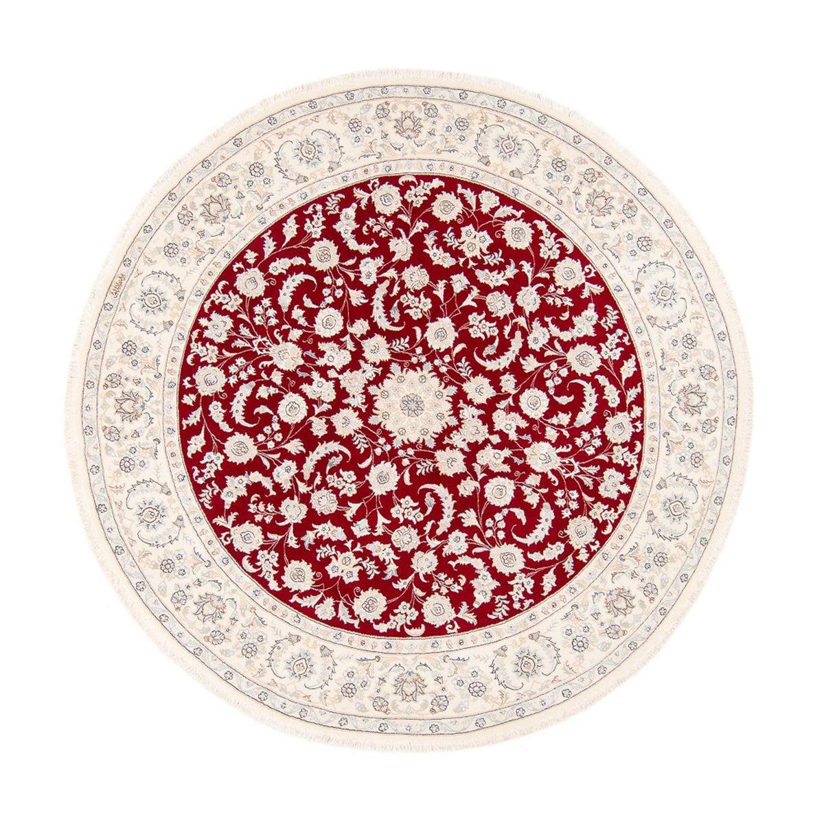 Perserteppich - Nain rund  - 200 x 200 cm - rot