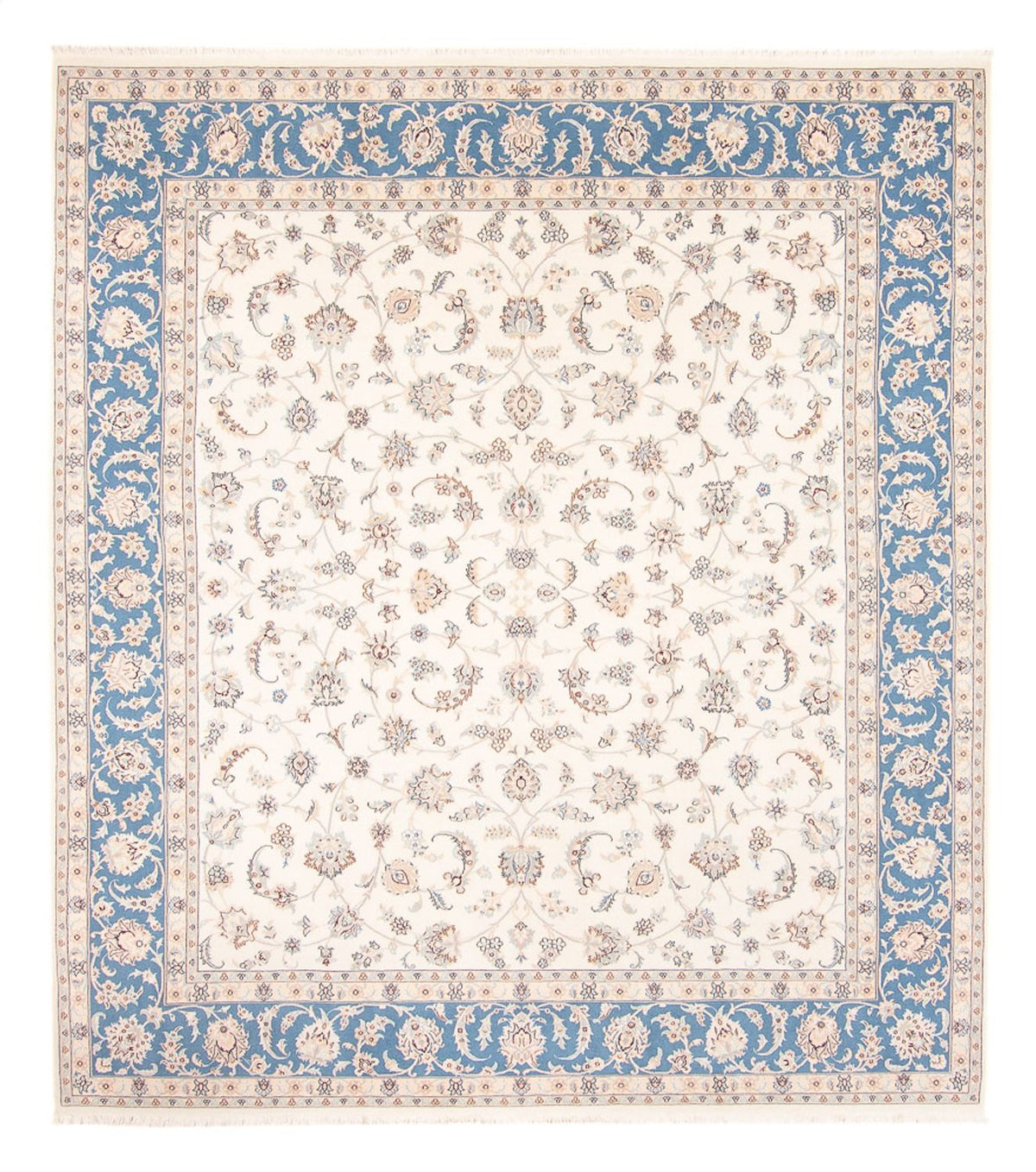 Perserteppich - Nain - 259 x 228 cm - creme