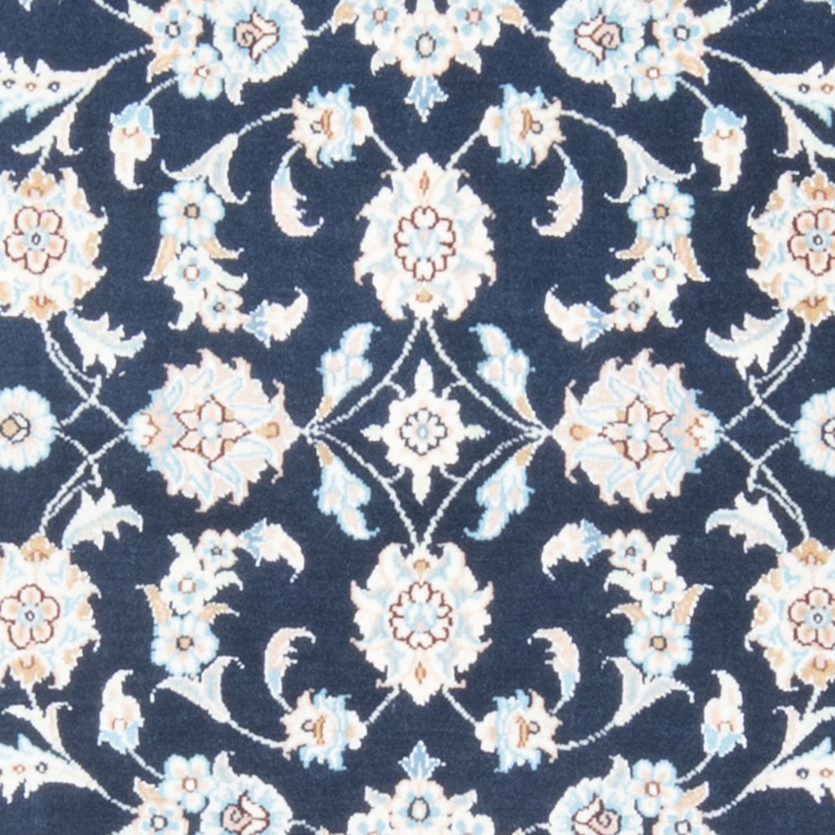 Läufer Perser - Nain - Royal - 205 x 78 cm - dunkelblau