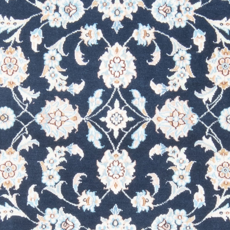 Läufer Perser - Nain - Royal - 205 x 78 cm - dunkelblau