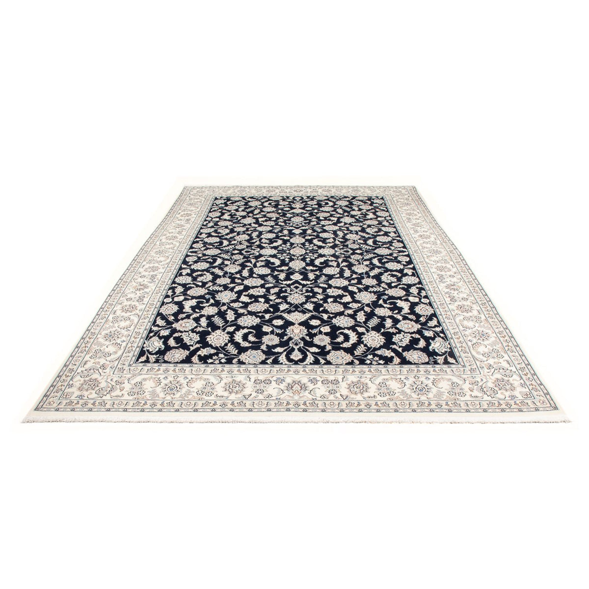 Perserteppich - Nain - Premium - 303 x 196 cm - dunkelblau