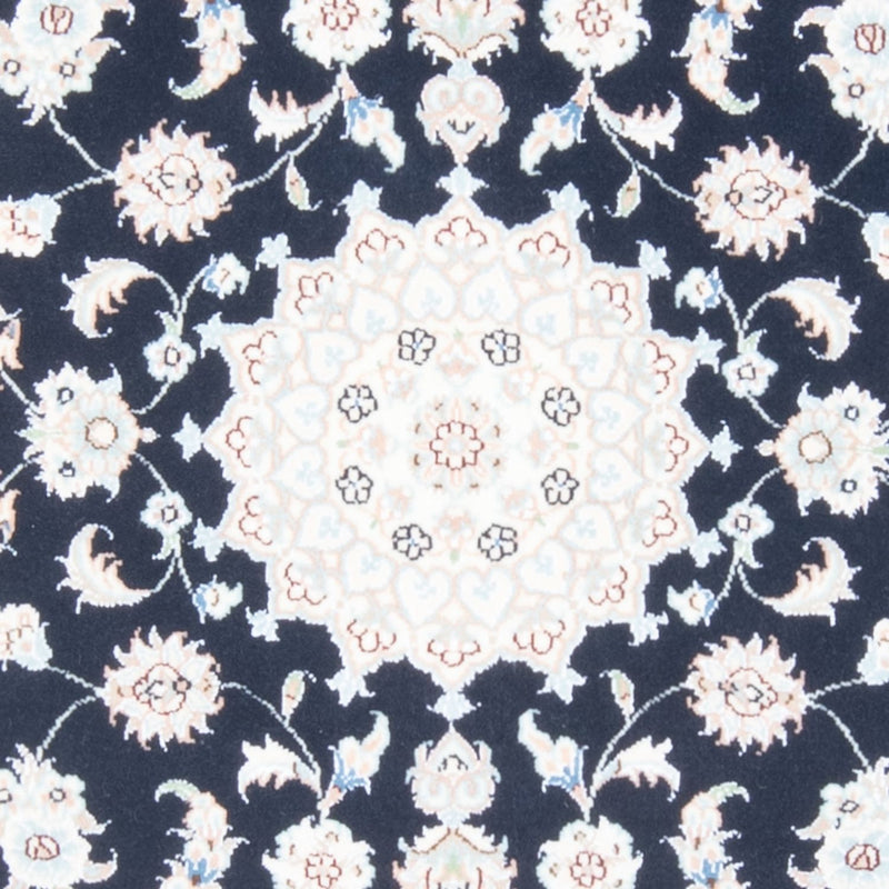 Läufer Perser - Nain - Royal - 198 x 81 cm - dunkelblau