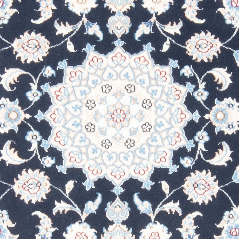 Läufer Perser - Nain - Royal - 194 x 82 cm - dunkelblau