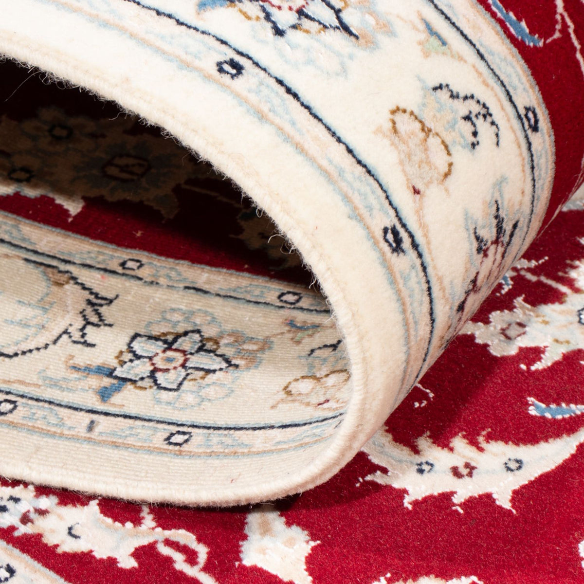 Läufer Perser - Nain - Royal - 202 x 80 cm - rot