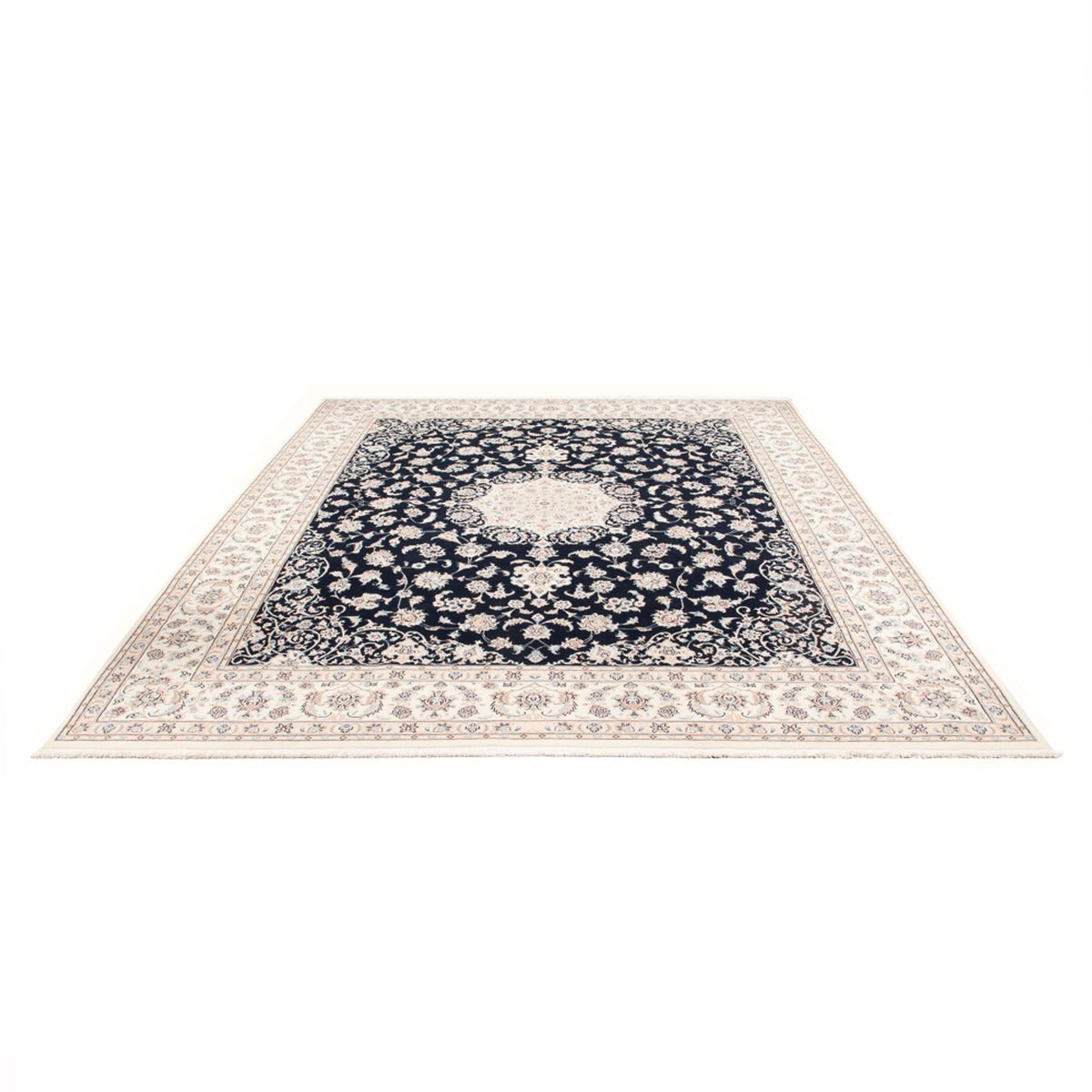 Perserteppich - Nain - Premium - 310 x 243 cm - dunkelblau