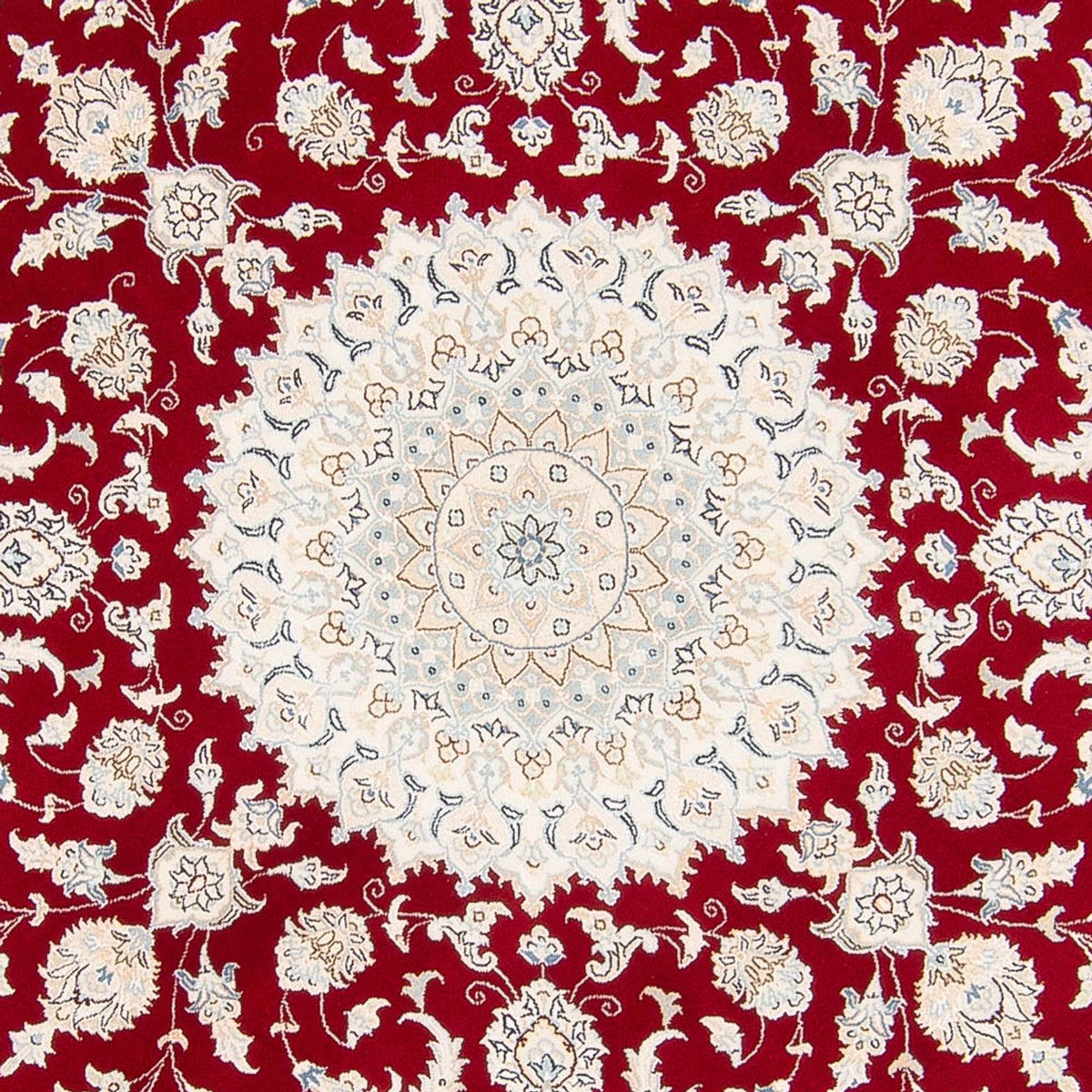 Perserteppich - Nain rund  - 200 x 200 cm - rot