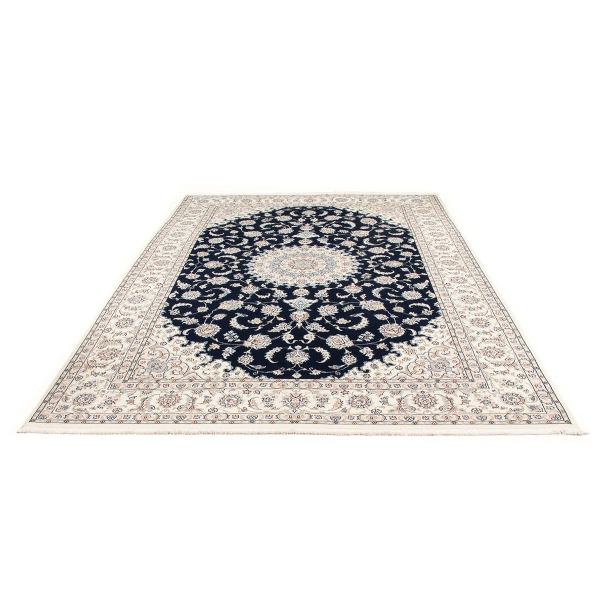 Perserteppich - Nain - Premium - 296 x 196 cm - dunkelblau