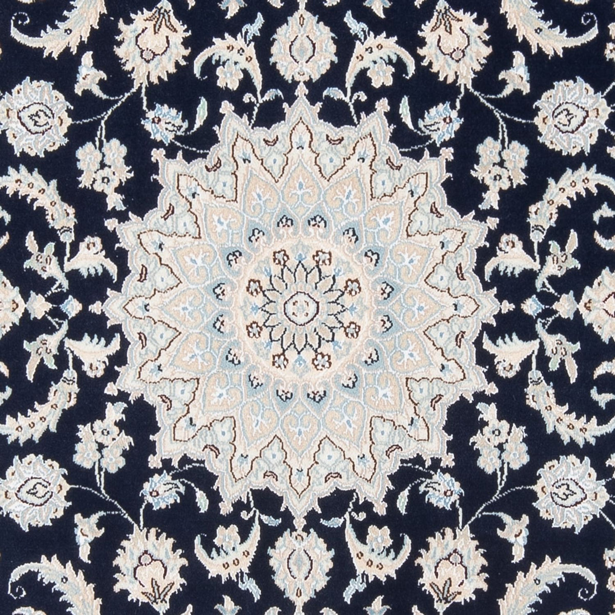 Perserteppich - Nain - Premium - 205 x 148 cm - dunkelblau