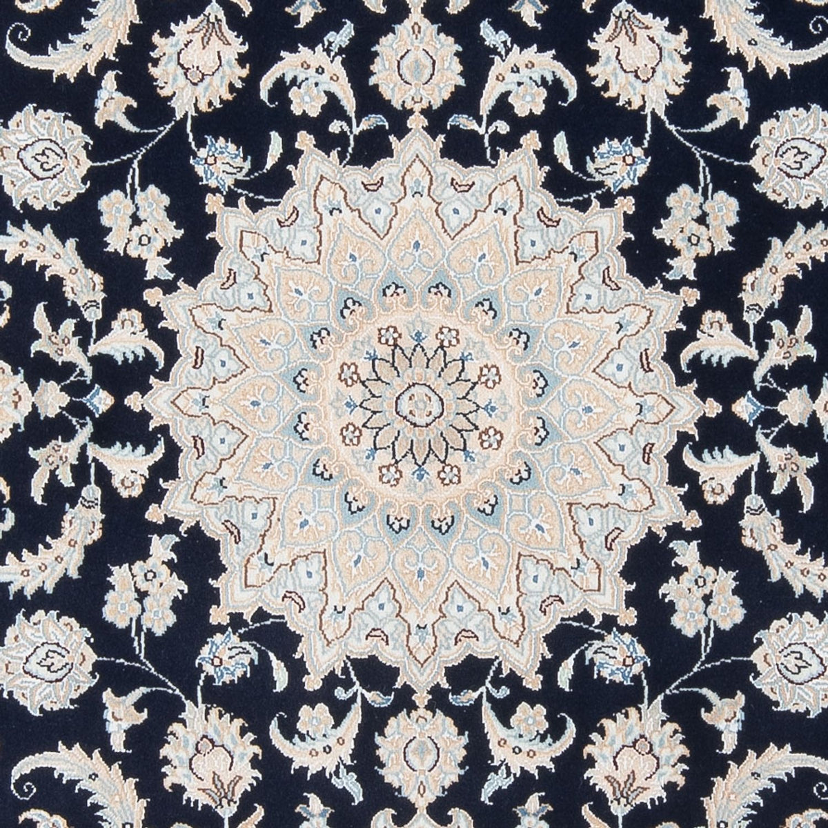 Perserteppich - Nain - Premium - 198 x 150 cm - dunkelblau