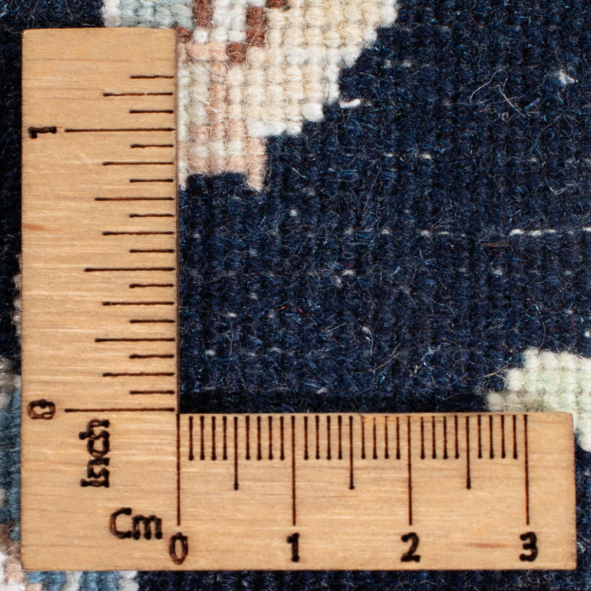 Läufer Perser - Nain - Premium - 388 x 88 cm - dunkelblau