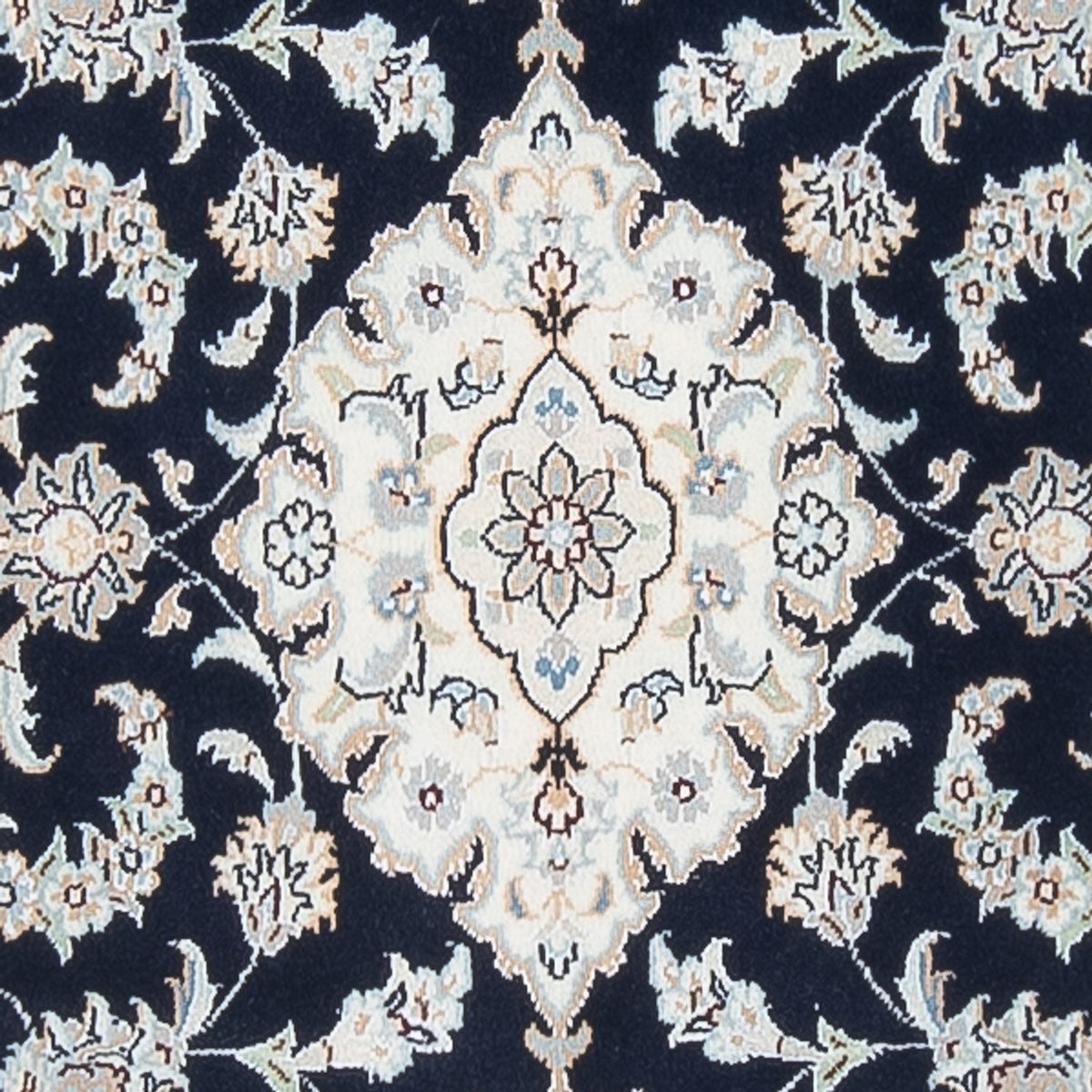 Läufer Perser - Nain - Premium - 302 x 81 cm - dunkelblau