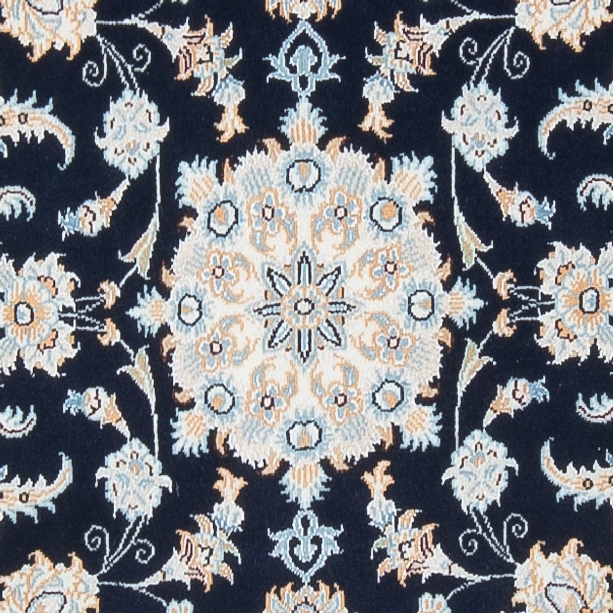 Läufer Perser - Nain - Premium - 302 x 83 cm - dunkelblau