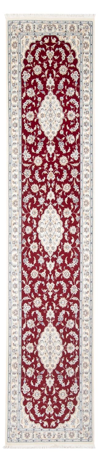 Läufer Perser - Nain - Premium - 351 x 85 cm - rot