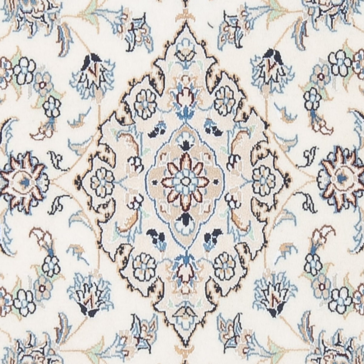Läufer Perser - Nain - Premium - 304 x 80 cm - creme