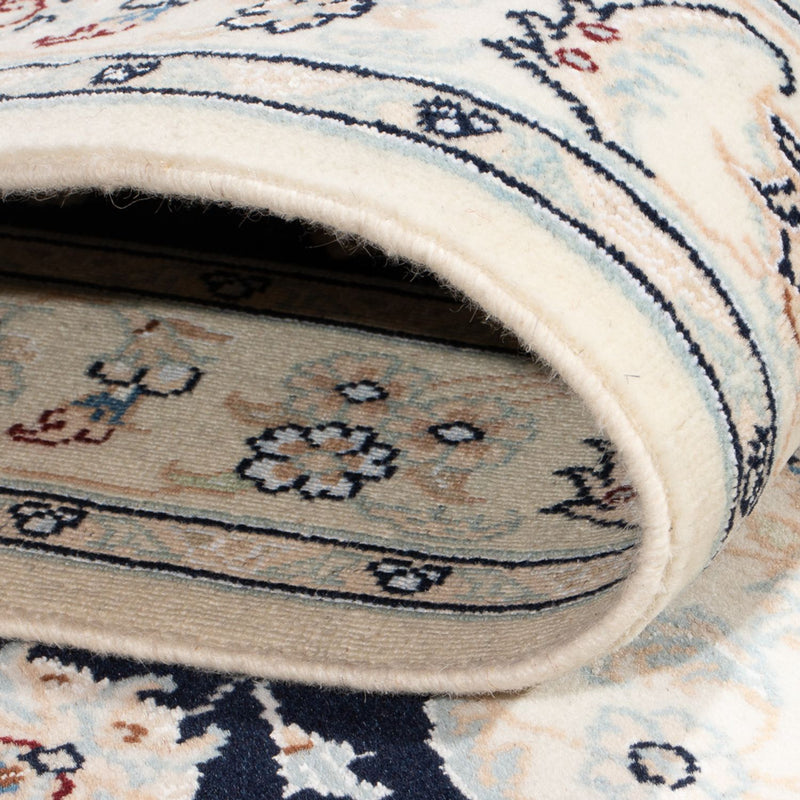 Läufer Perser - Nain - Premium - 344 x 90 cm - dunkelblau