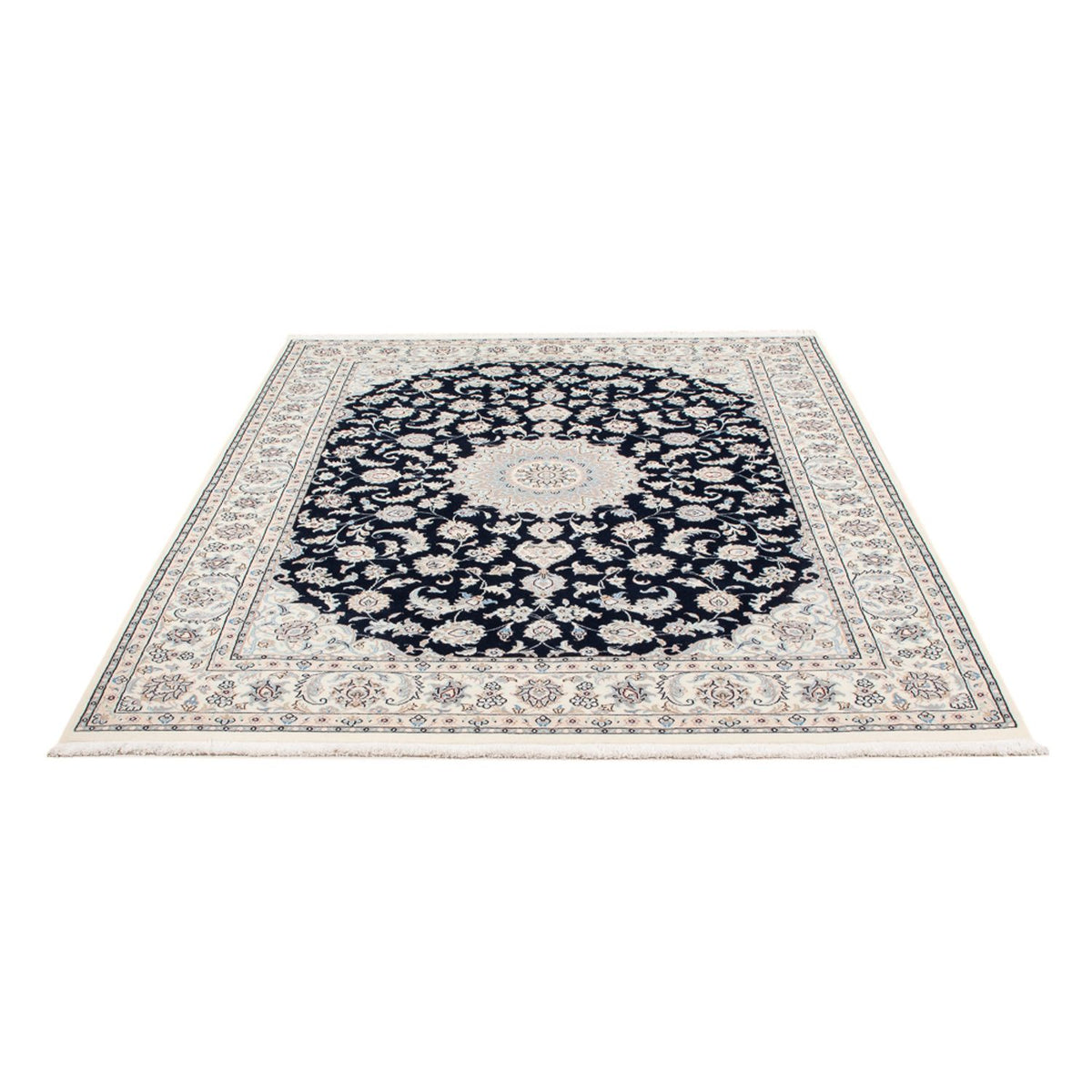 Perserteppich - Nain - Premium - 200 x 150 cm - dunkelblau