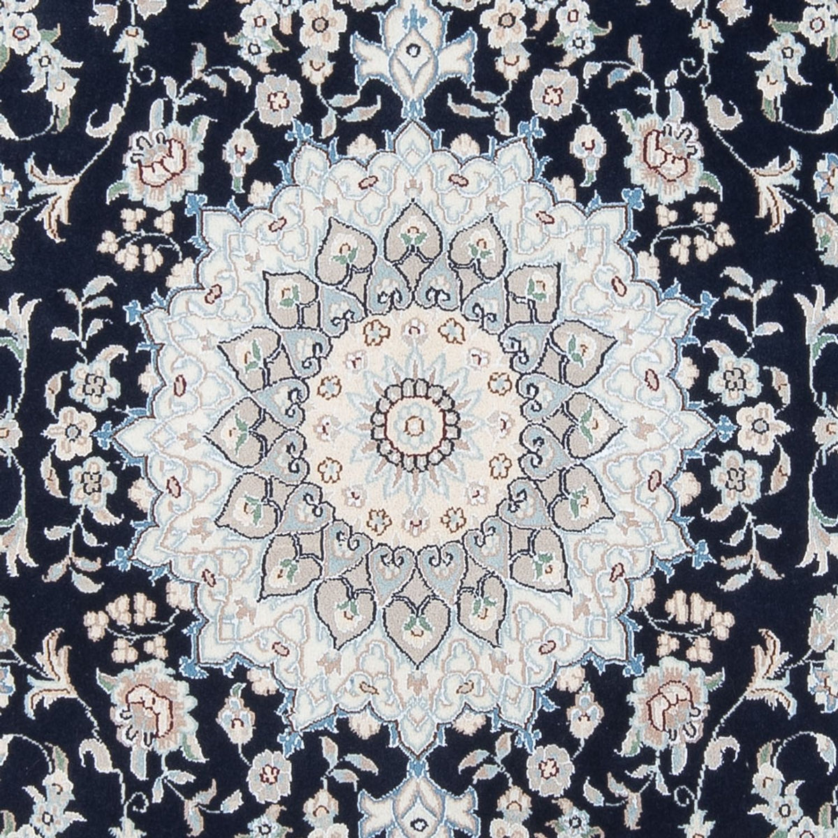 Perserteppich - Nain - Premium - 204 x 150 cm - dunkelblau