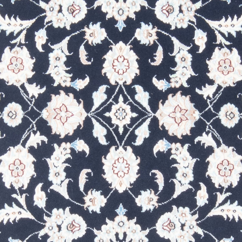 Läufer Perser - Nain - Royal - 197 x 80 cm - dunkelblau