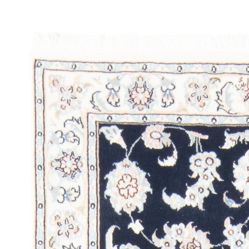 Läufer Perser - Nain - Royal - 194 x 80 cm - dunkelblau