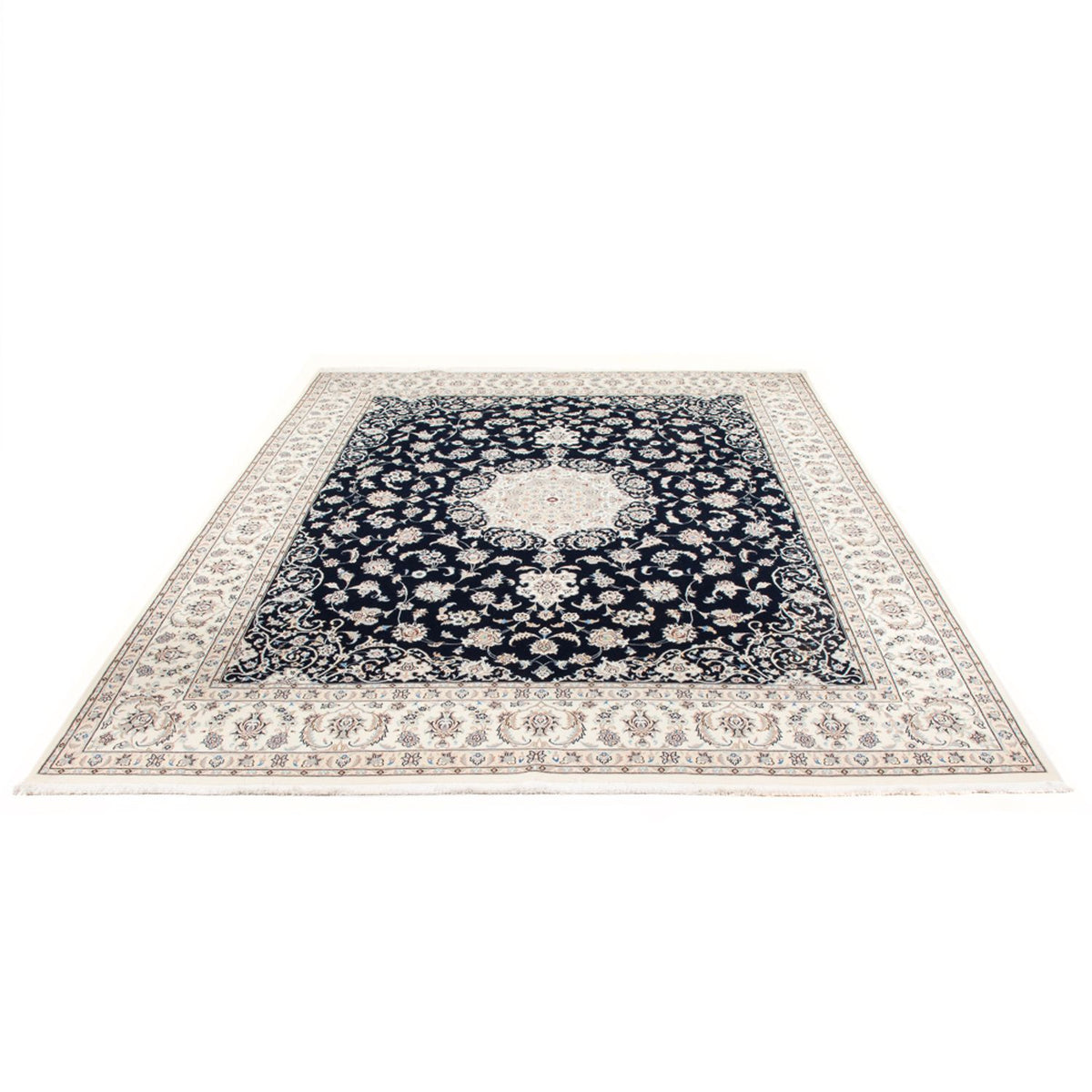 Perserteppich - Nain - Premium - 300 x 247 cm - dunkelblau