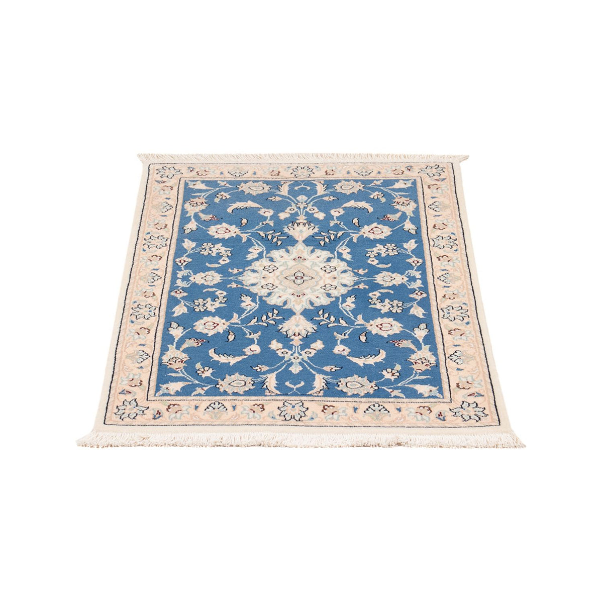 Perserteppich - Nain - 88 x 59 cm - blau