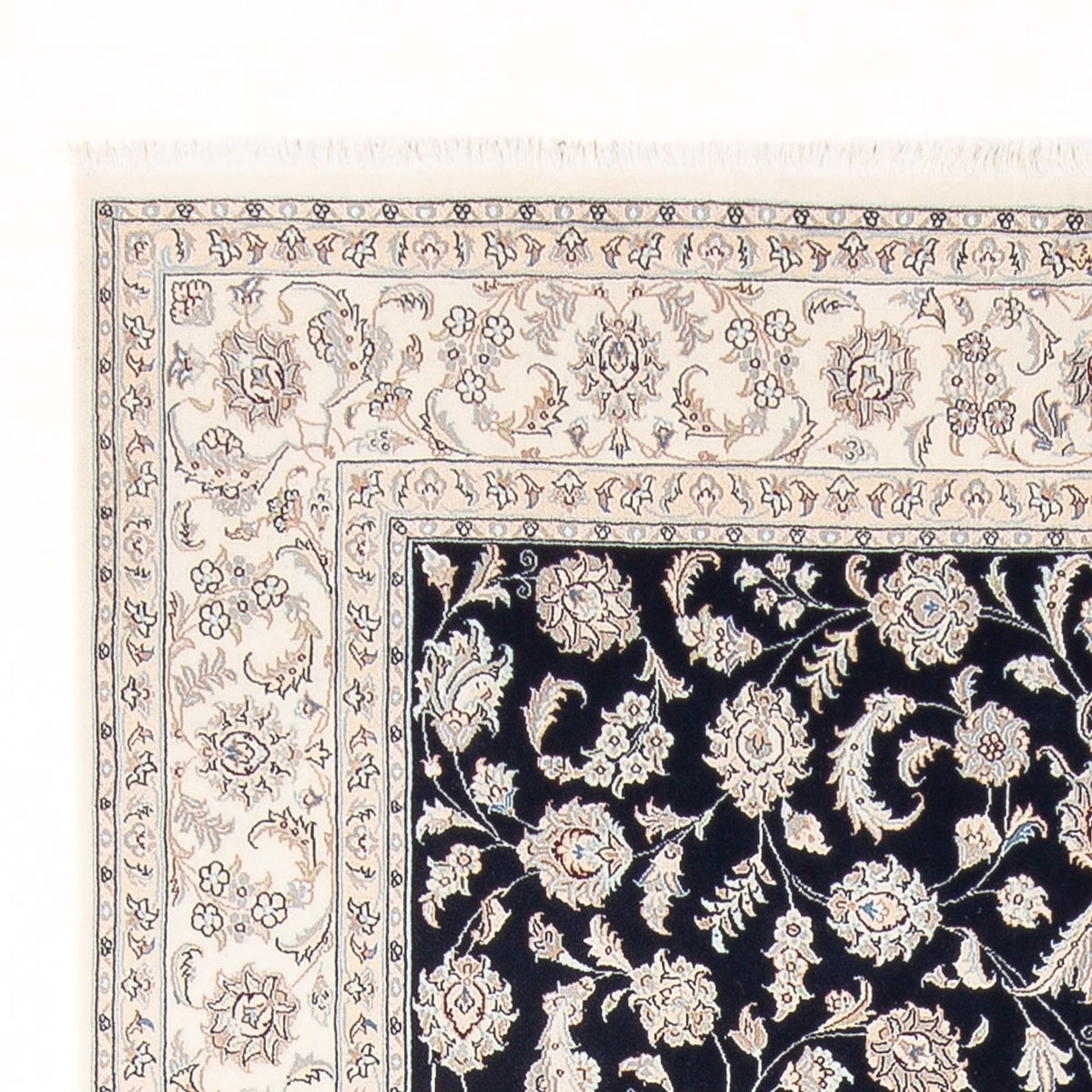 Perserteppich - Nain - Premium - 298 x 198 cm - dunkelblau