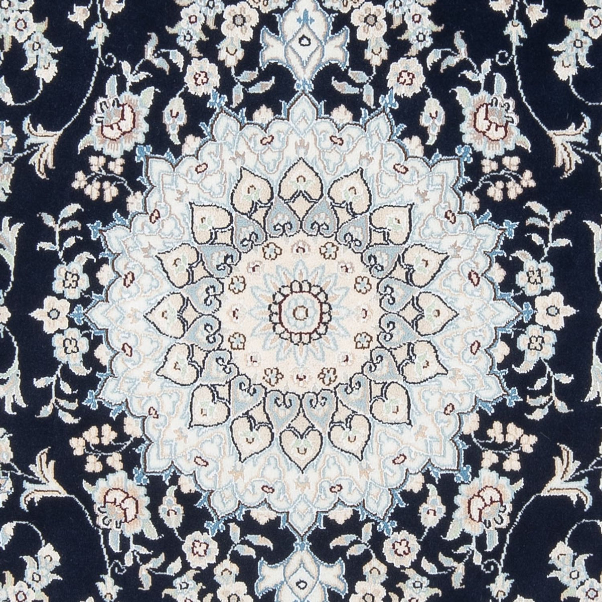Perserteppich - Nain - Premium - 199 x 150 cm - dunkelblau