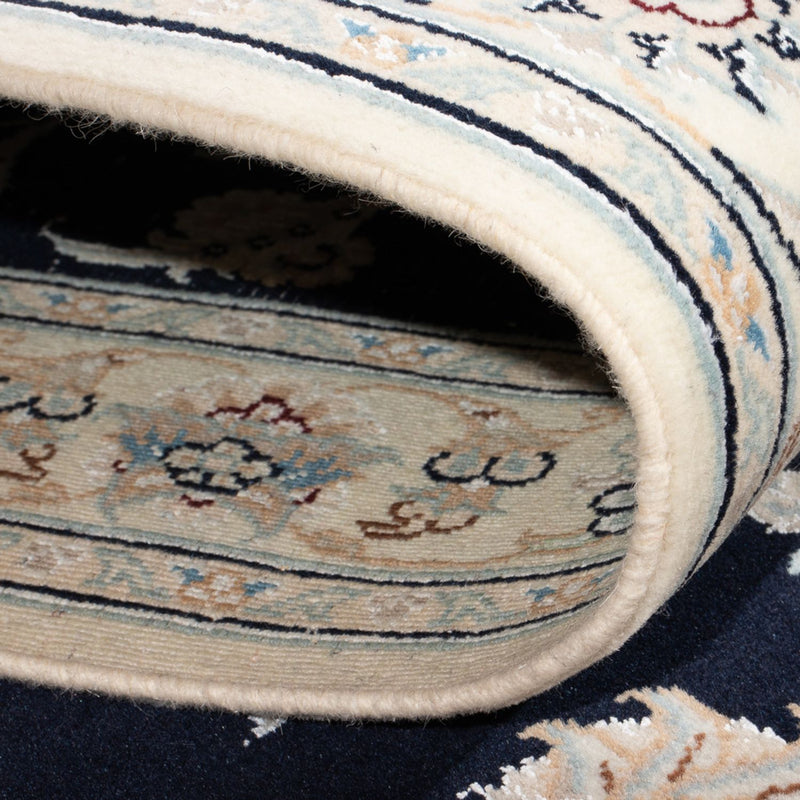 Läufer Perser - Nain - Premium - 352 x 82 cm - dunkelblau