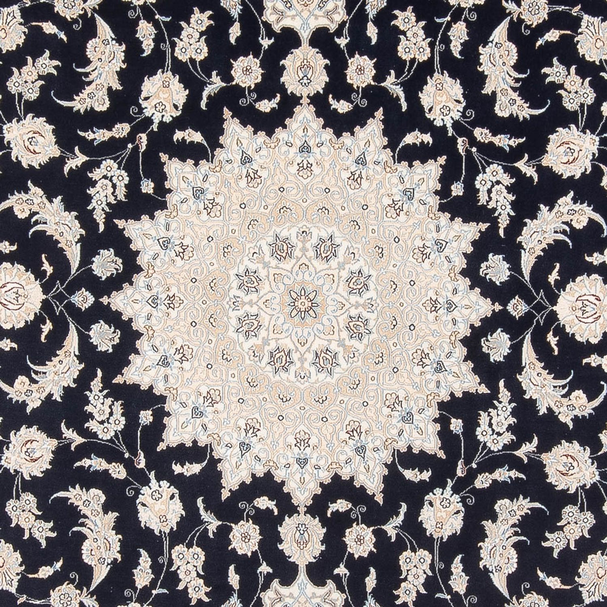 Perserteppich - Nain - Premium - 345 x 247 cm - dunkelblau