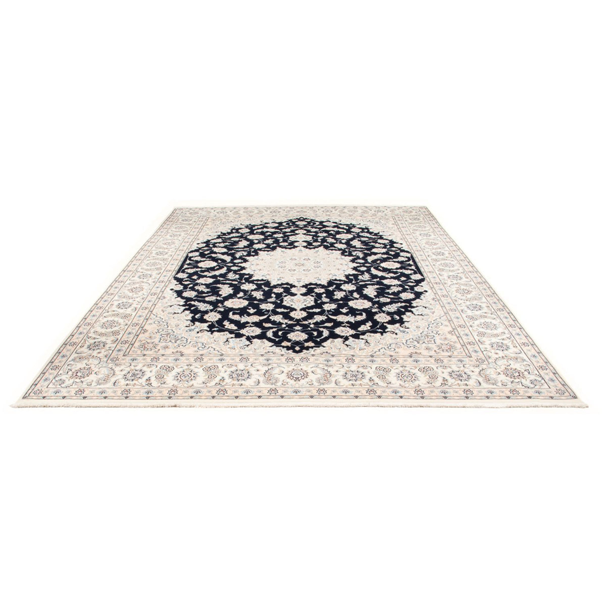 Perserteppich - Nain - Premium - 345 x 247 cm - dunkelblau