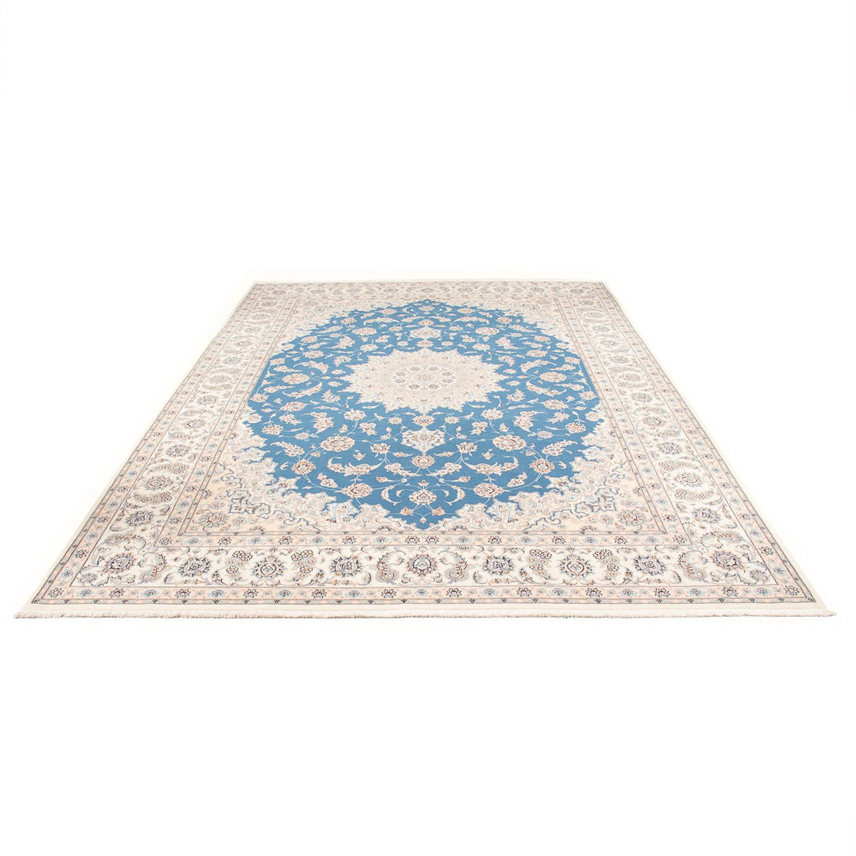 Perserteppich - Nain - Premium - 348 x 245 cm - hellblau