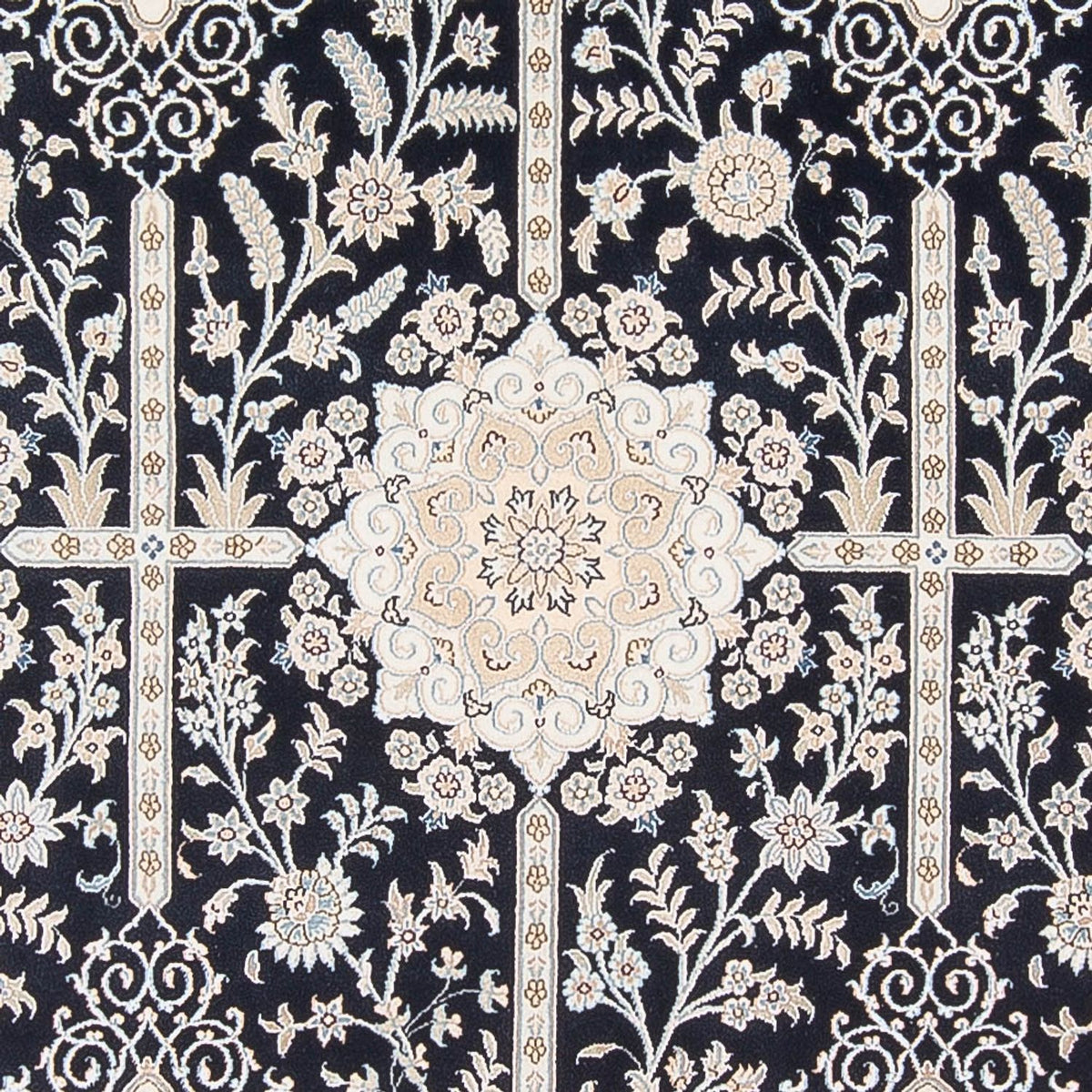 Perserteppich - Nain - Premium - 297 x 200 cm - dunkelblau