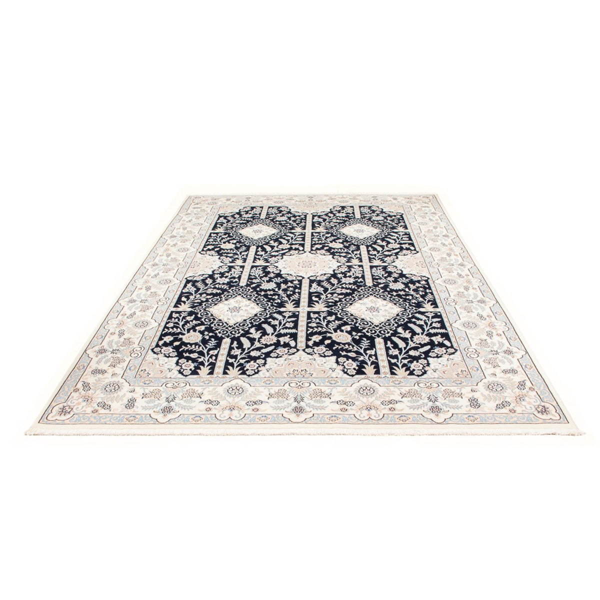 Perserteppich - Nain - Premium - 297 x 200 cm - dunkelblau