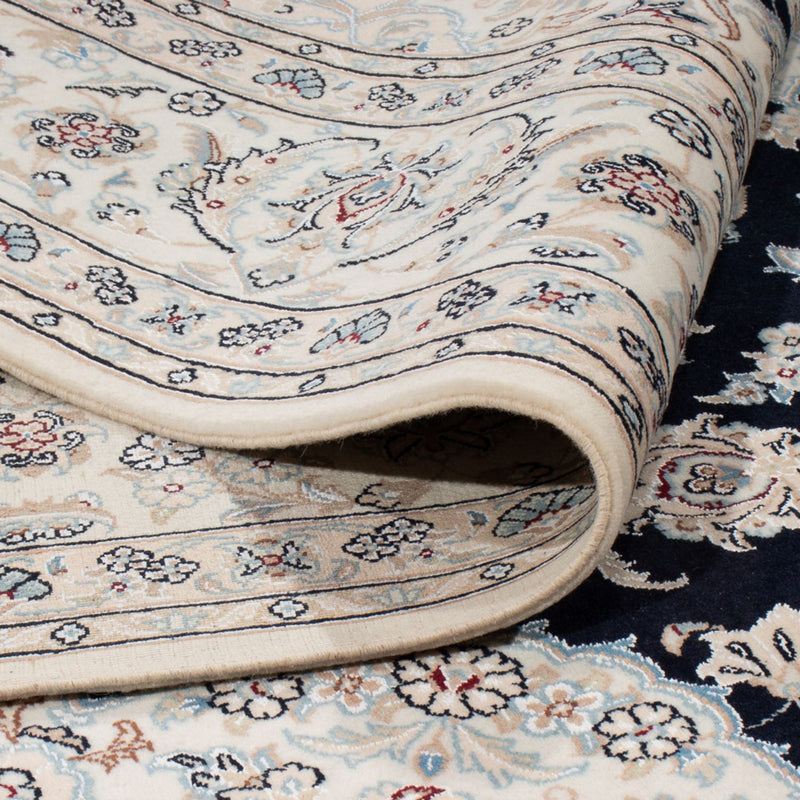 Perserteppich - Nain - 266 x 223 cm - dunkelblau