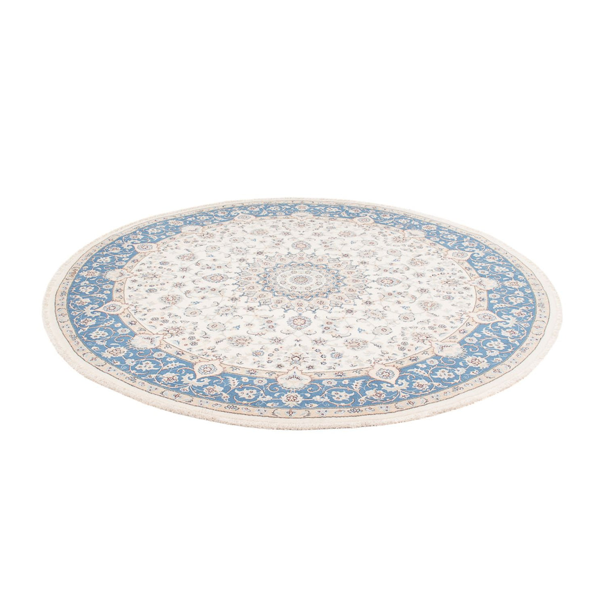 Perserteppich - Nain rund  - 200 x 200 cm - creme