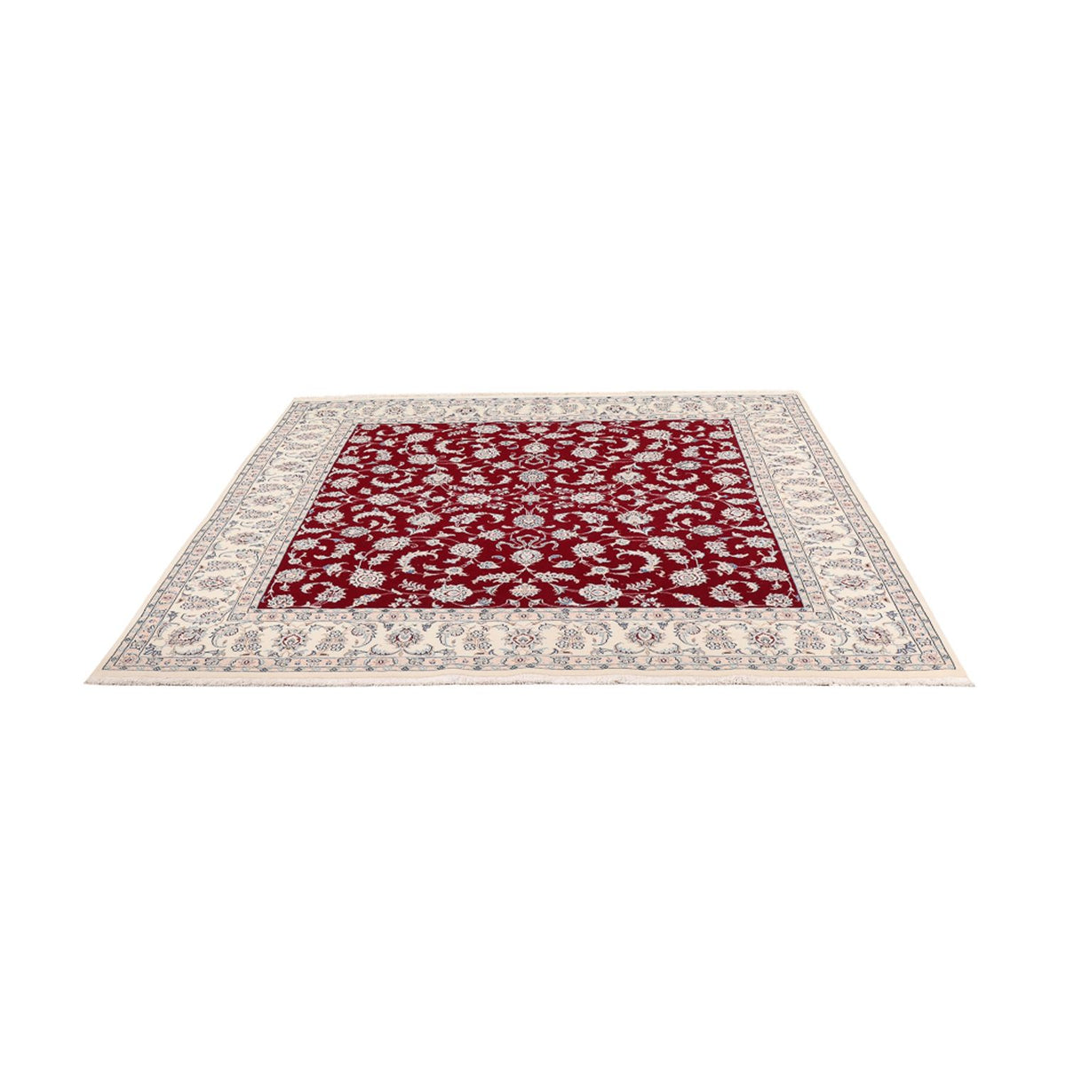 Perserteppich - Nain quadratisch  - 215 x 195 cm - rot