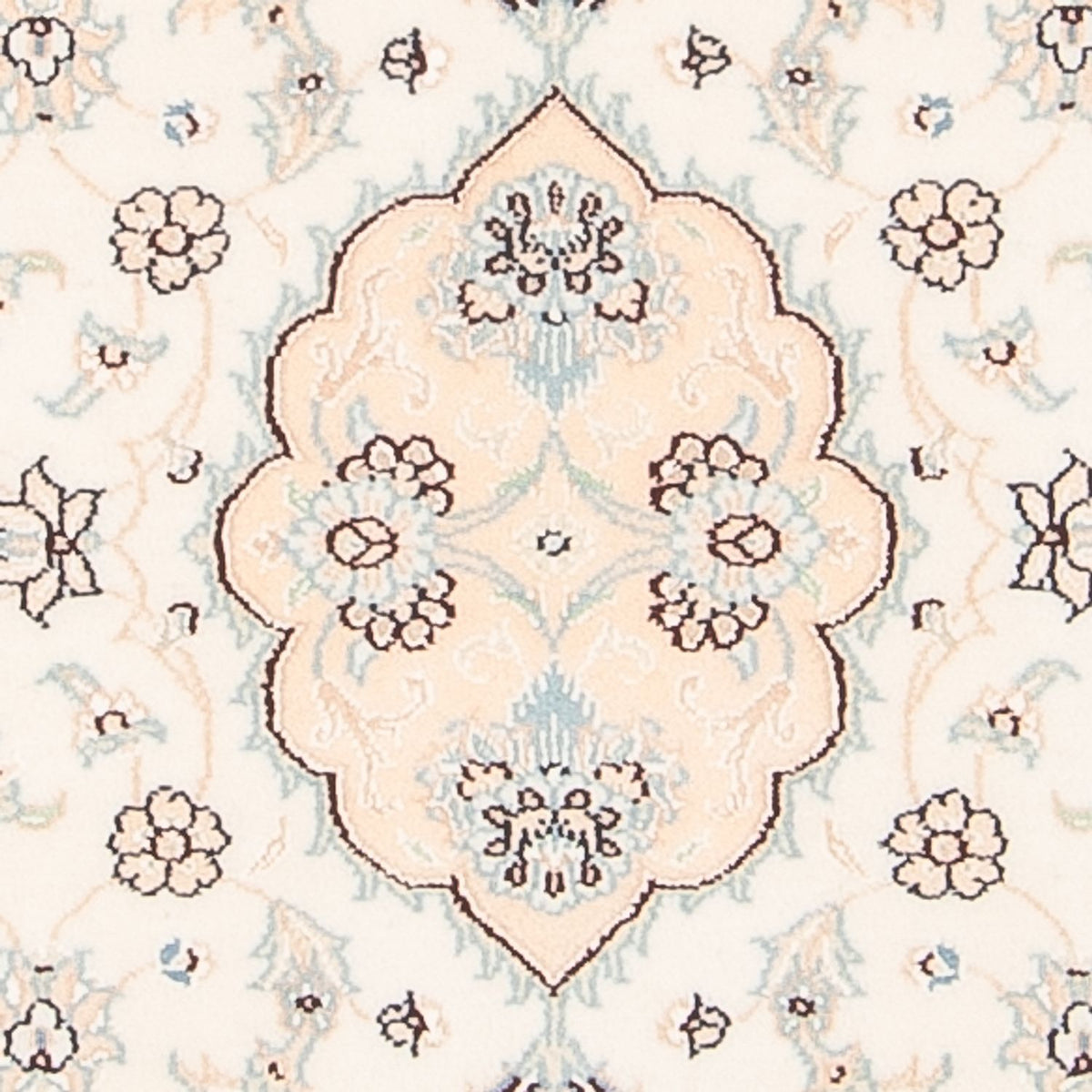 Perserteppich - Nain - 92 x 59 cm - creme