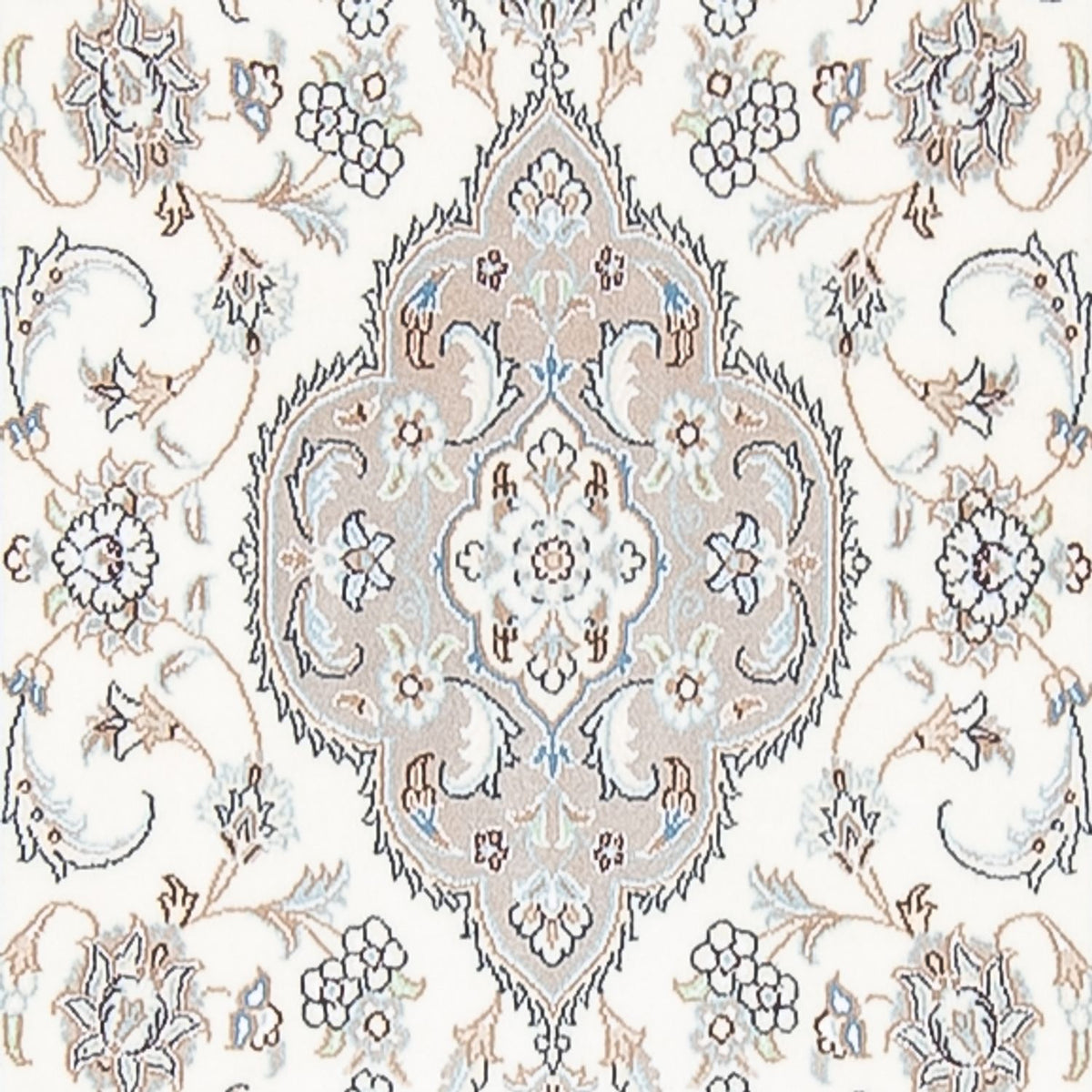 Läufer Perser - Nain - Premium - 398 x 88 cm - creme