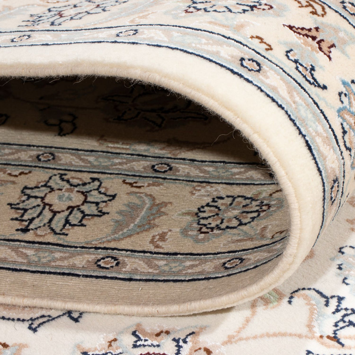 Läufer Perser - Nain - Premium - 398 x 88 cm - creme