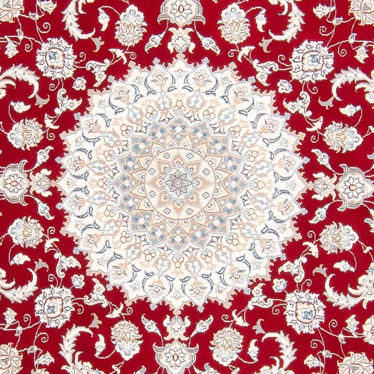 Perserteppich - Nain rund  - 200 x 200 cm - rot