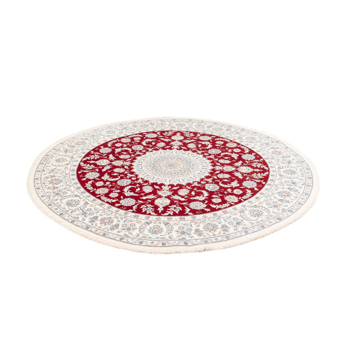 Perserteppich - Nain rund  - 200 x 200 cm - rot