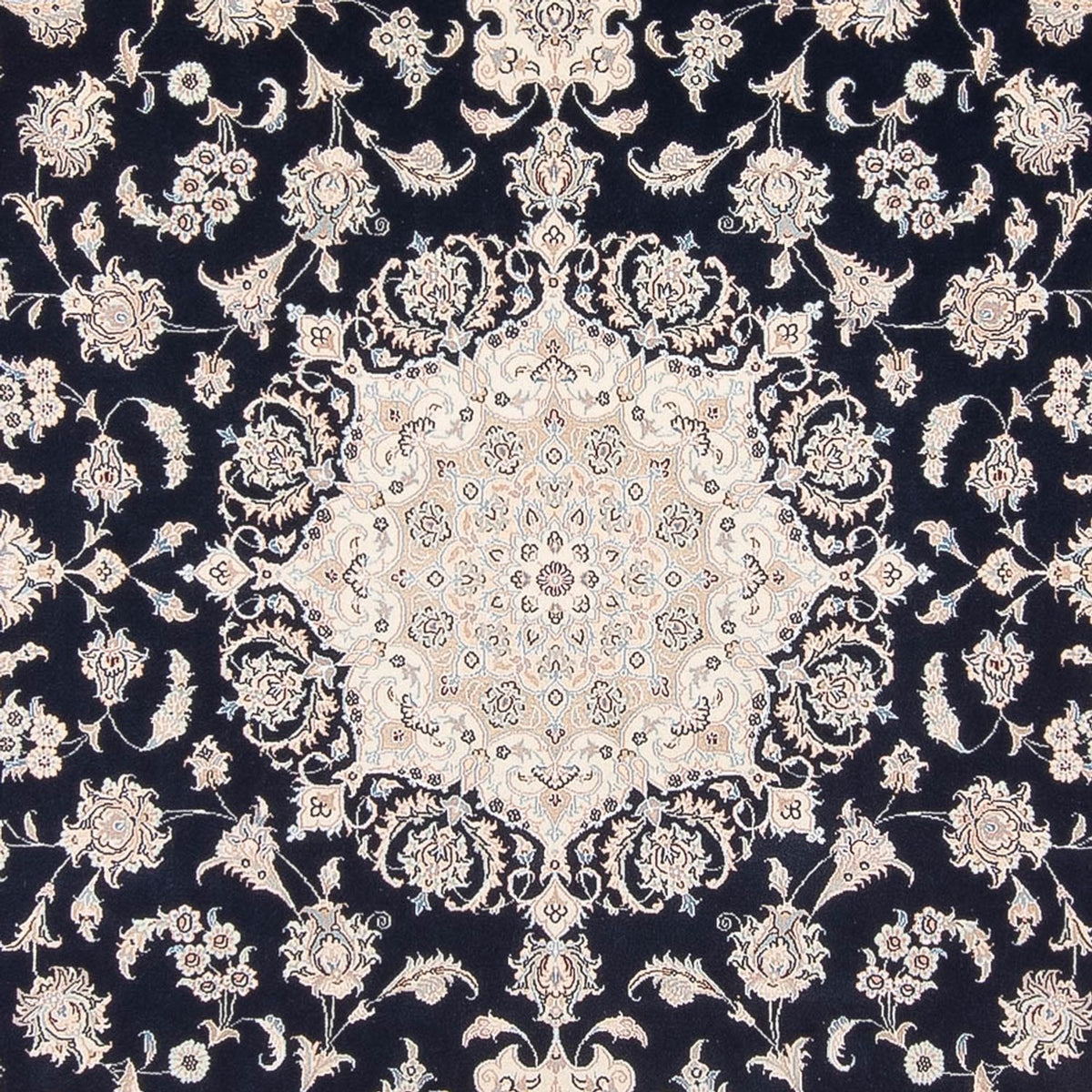 Perserteppich - Nain - Premium - 305 x 248 cm - dunkelblau