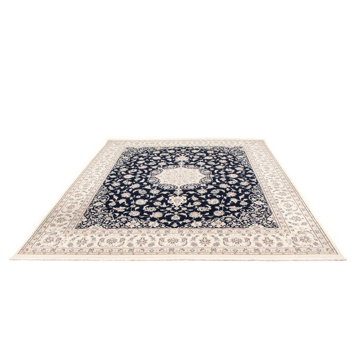 Perserteppich - Nain - Premium - 305 x 248 cm - dunkelblau