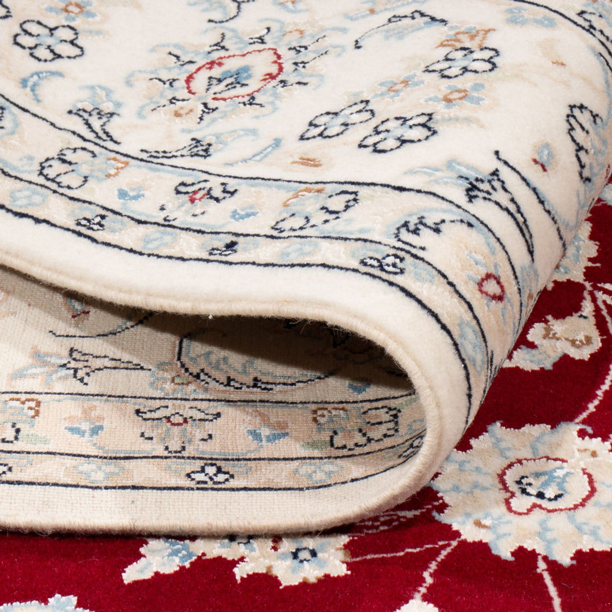 Perserteppich - Nain quadratisch - 210 x 194 cm - rot