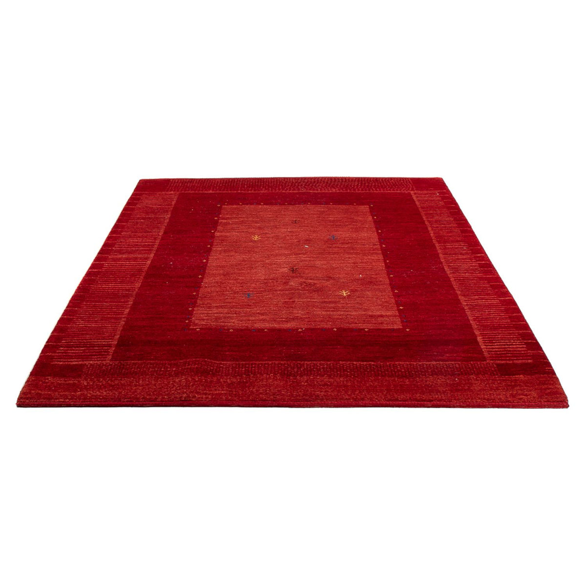 Gabbeh Teppich - Perser - 200 x 154 cm - rot