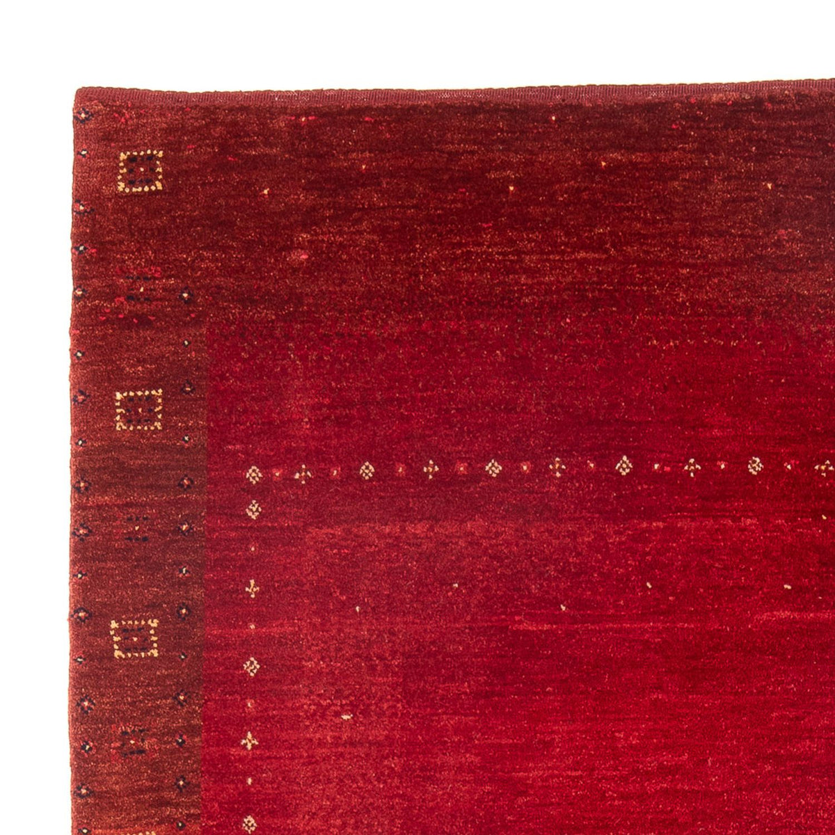 Gabbeh Teppich - Perser - 193 x 150 cm - rot