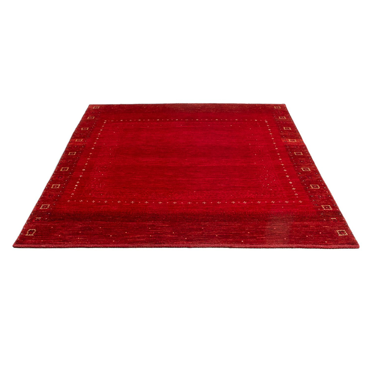 Gabbeh Teppich - Perser - 193 x 150 cm - rot